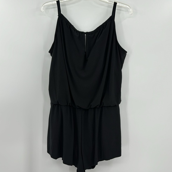 Aqua Green Women's Swim Romper with Pockets One Piece Swimsuit-NWOT-XL - Picture 3 of 6